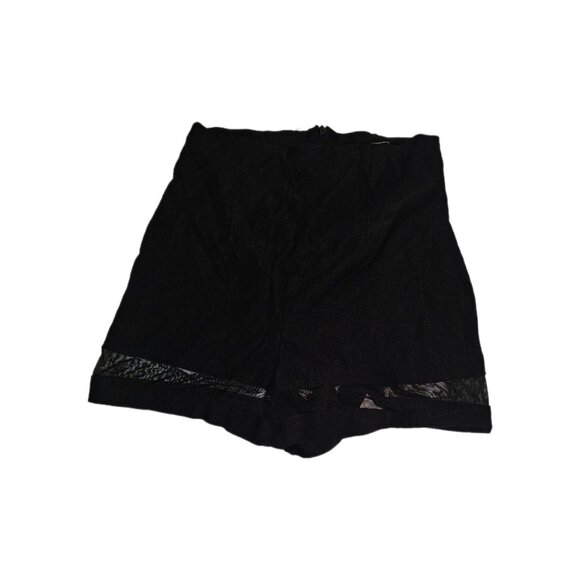 High-Waisted Body Central shorts with mesh trimming - Picture 1 of 3